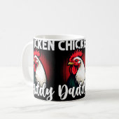 Kippen Daddy Vader Boer Pluimvee Koffiemok (Voorkant links)