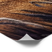 Kippen dansen door de velden poster (Hoek)