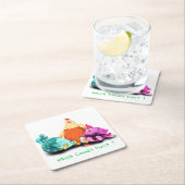 Kippen die op eieren wachten om Onderzetter te hak (Insitu)