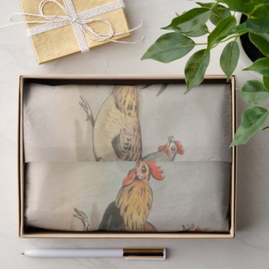  kippen die weefselpapier gebruiken tissuepapier (Geschenk)