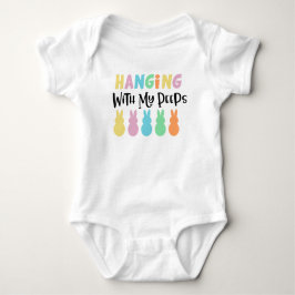 Kippen dig me mijn eerste paaspak voor de Baby Romper
