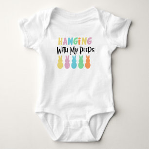 Kippen dig me mijn eerste paaspak voor de Baby Romper