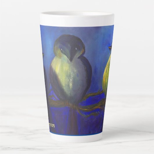 Kippen "een chillin" latte mok (Voorkant)