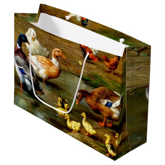 Kippen, eenden en slangen op het Boerderij Groot Cadeauzakje (Voorkant Gekanteld)