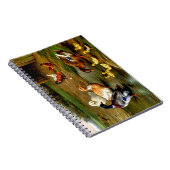 Kippen, eenden en slangen op het Boerderij Notitie Notitieboek (Rechterzijde)