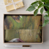 Kippen, eenden en slangen op het Boerderij Tissuepapier (Geschenk)