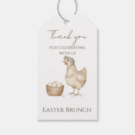 kippen en eieren Country Boerderij Cadeaulabel