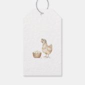  kippen en eieren Country Boerderij Cadeaulabel (Achterkant)