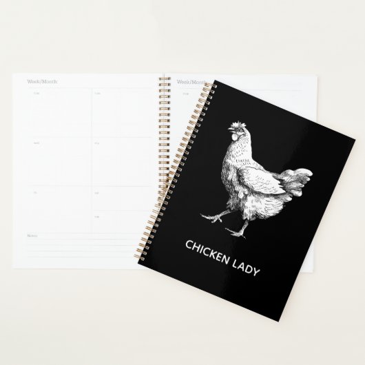 kippen en haan tekening planner (Display)