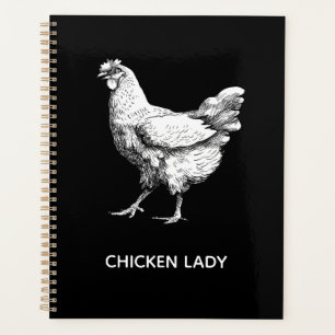 kippen en haan tekening planner