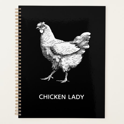 kippen en haan tekening planner (Voorkant)
