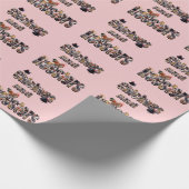 Kippen En Hanen, Cadeaupapier (Hoek)