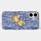 Kippen en hyacinten op hemelsblauw Case-Mate iPhone case (Achterkant (horizontaal))