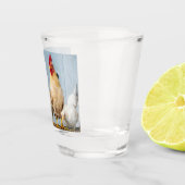 kippen en kippen shot glas (Rechts)