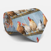 kippen en kippen stropdas (Opgerold)