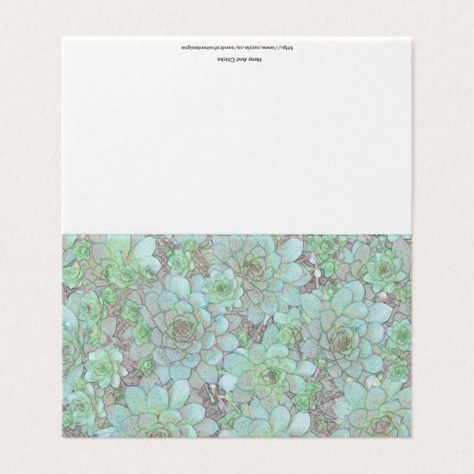 Kippen En Kuikens Kaart (Buitenkant ongevouwen)