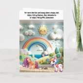 Kippen en paaseieren kaart (Achterkant)