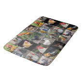 Kippen en roosters Fotocollage, groot Badmat (Gekanteld)