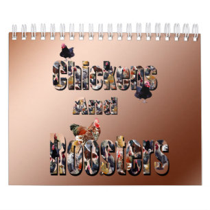 kippen en roosters, kalender