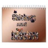 kippen en roosters, kalender (Hoes)