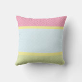  kippen en roze paaseieren - Aangepast bericht Kussen (Achterkant)