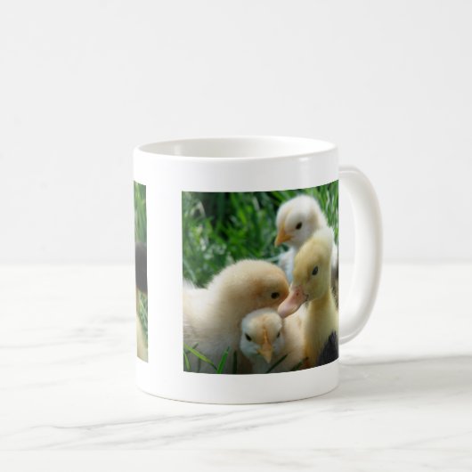 Kippen en schokken koffiemok (Voorkant rechts)