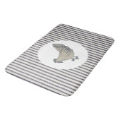  kippen en schoppenstelen badmat (Gekanteld)