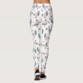 Kippen En Stippen Overal Print Leggings (Achterkant)
