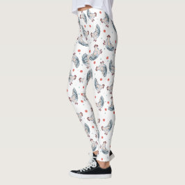 Kippen En Stippen Overal Print Leggings
