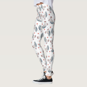 Kippen En Stippen Overal Print Leggings