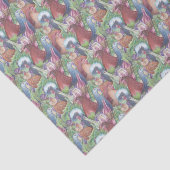 Kippen en wijn tissuepapier (Detail)