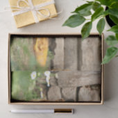 Kippen en Witte Bloemen Tissuepapier (Geschenk)