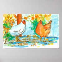 Kippen Friends Hens Vods Boerderij Animal