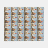 Kippen Galore Fleece Deken (Voorkant (Horizontaal))