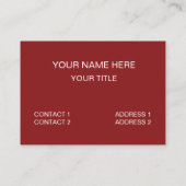 Kippen Goedemorgen grappige kip Visitekaartje (Achterkant)