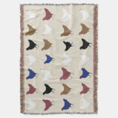 Kippen gooien Deken (Voorkant Verticaal)