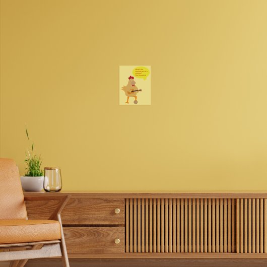 Kippen grap poster (Woonkamer 2)