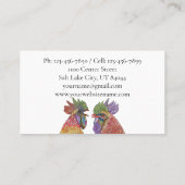 Kippen Haan en Hen Country Boerderij Visitekaartje (Achterkant)