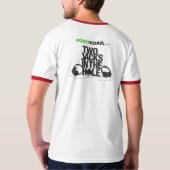 Kippen hebben geen angst t-shirt (Achterkant)