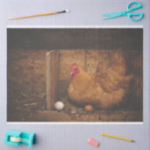 Kippen Hen Eg Boerderij - afgiftepapier Tissuepapier (Craft)