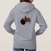 Kippen Hen Hoodie  (Achterkant)