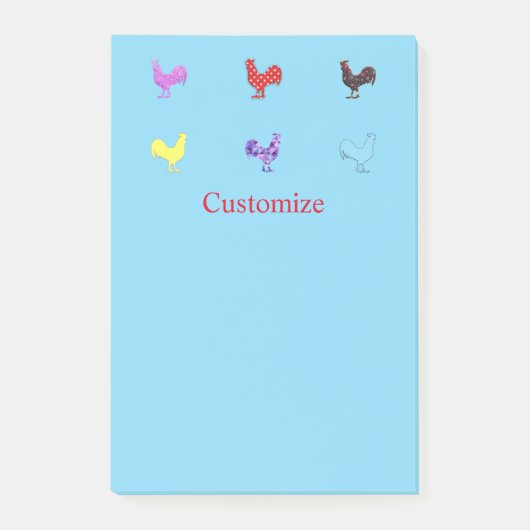 Kippen Hennen Thunder_Cove Post-it® Notes (Voorkant)