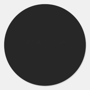 Kippen Hoorstoornis, Minimalistische Kippenliefheb Ronde Sticker