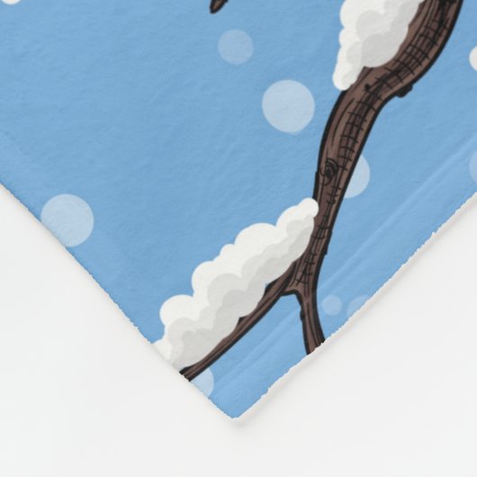 Kippen in de winter fleece deken (Hoek)