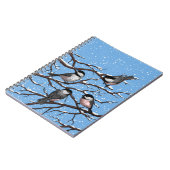 Kippen in de winter notitieboek (Linkerzijde)