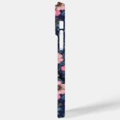 Kippen in het wild roos in roze en blauw Case-Mate iPhone case (Achterkant / Links)