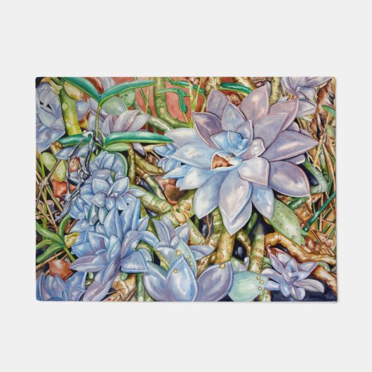 Kippen in kippen Vloermat Deurmat (Voorkant)