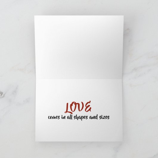 Kippen in LOVE Country Boerderij Valentijnsdag Feestdagen Kaart (Binnen)