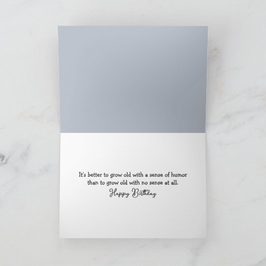 Kippen in Snow Birthday Humor Kaart (Binnen)