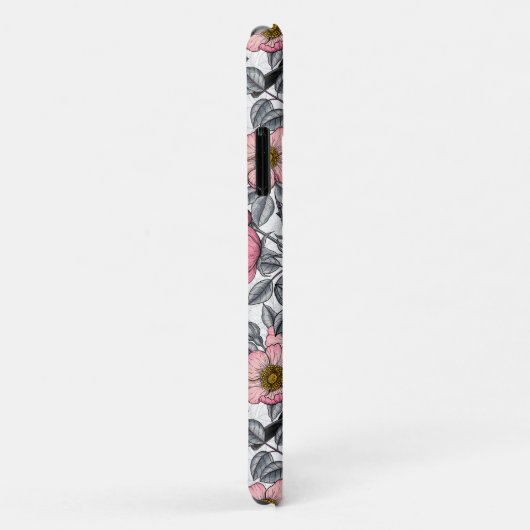 Kippen in vrij roos, roze en grijs Case-Mate iPhone case (Achterkant/rechts)